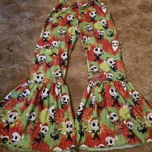 Kids Halloween Themed Flared Pants